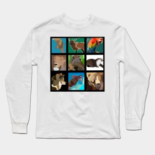 Animal Art Long Sleeve T-Shirt